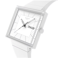 Orologio Swatch WHAT IF...ALLWHITE? in Bioplastica SO34W700 - SO34W700